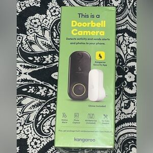 kangaROOS Doorbell Camera - Black and White